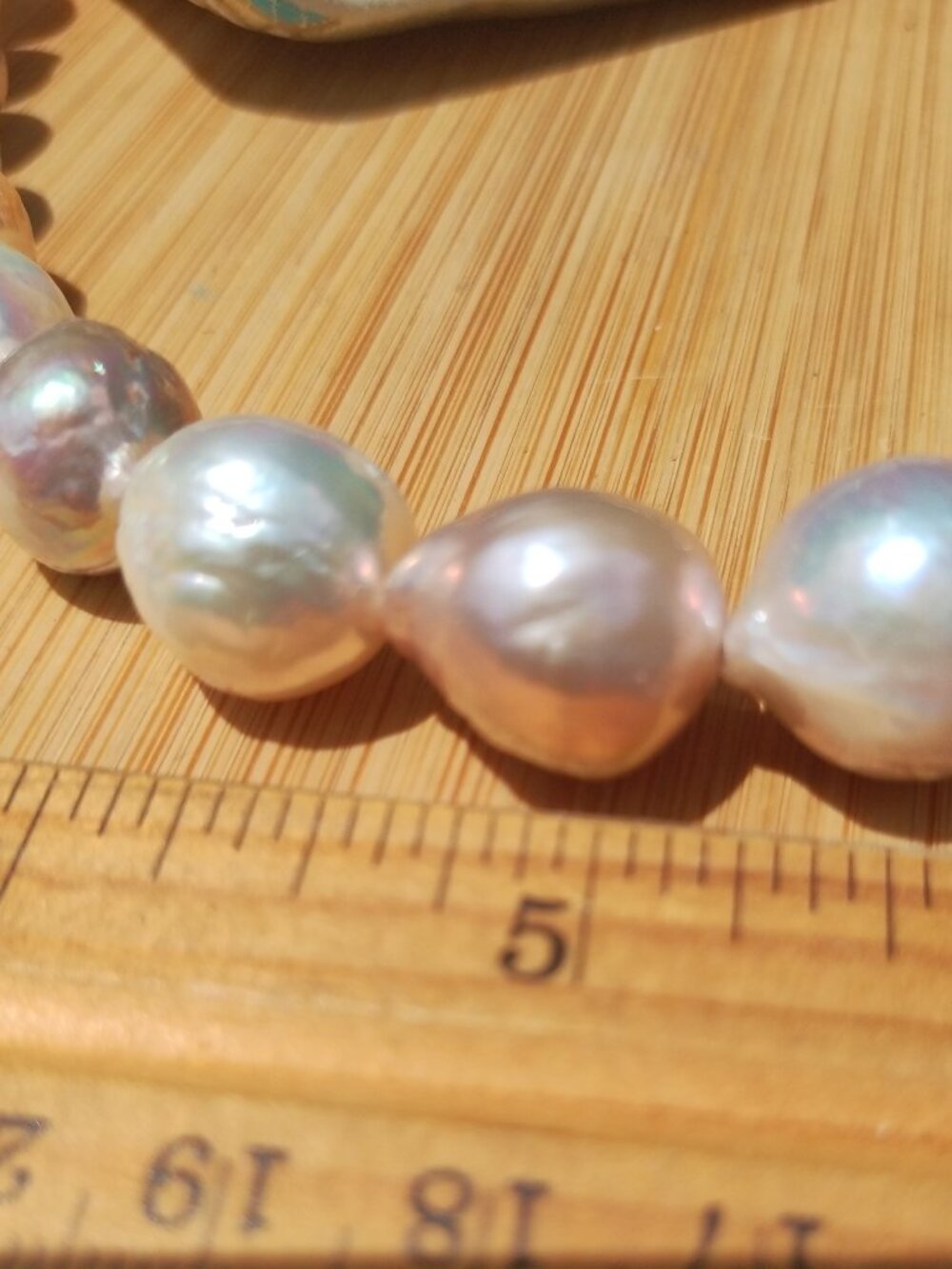 Honora Ming Baroque Pearl Necklace and Bracelet Set Sterling 925 Silver Stunning - Picture 4 of 11